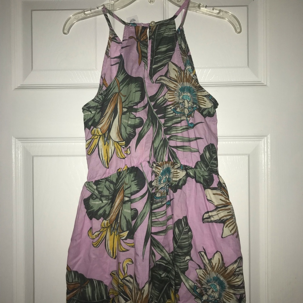 Pink and green floral Crewcuts dress
